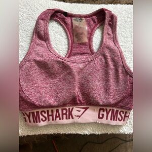 Gymshark Heathered Maroon Sports Bra